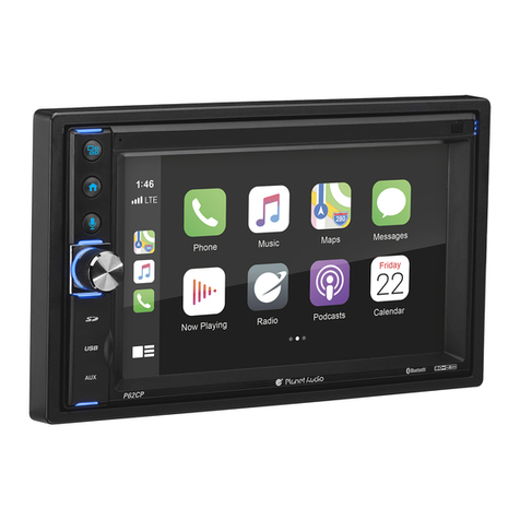 Planet Audio P62CP user manual
