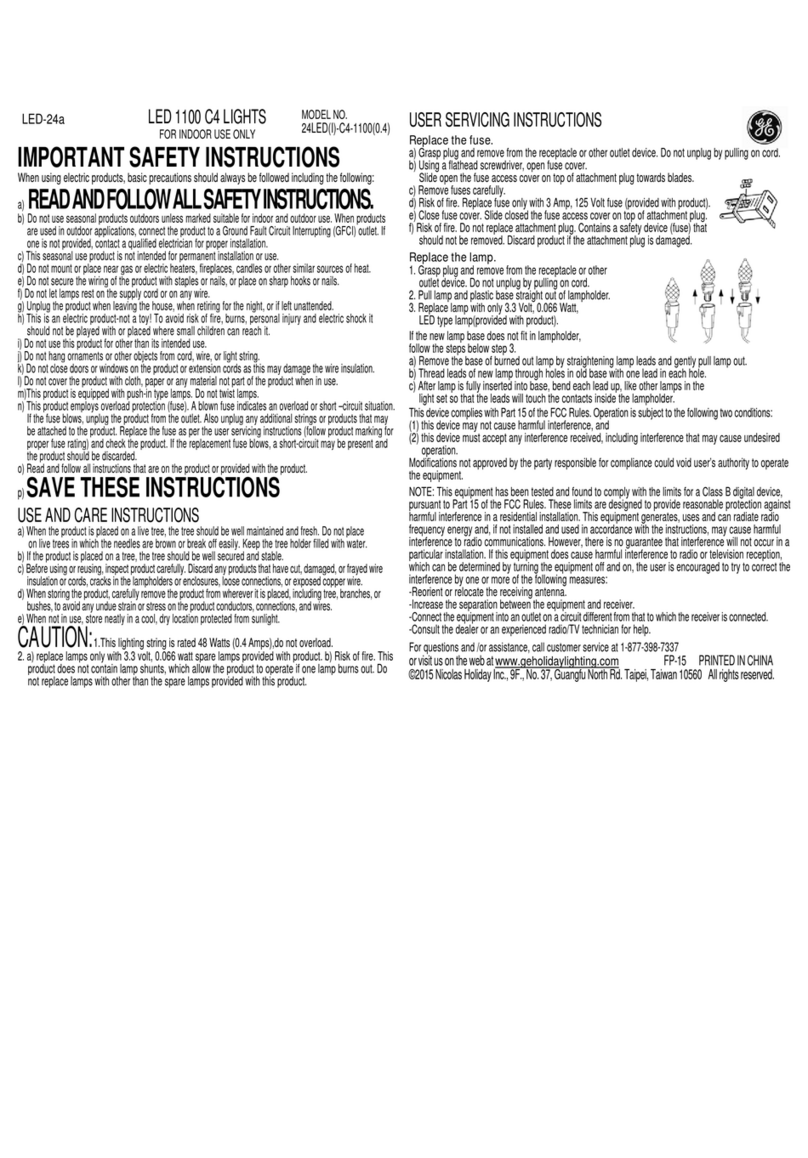 GE 24LEDI-C4-11000.4 User manual