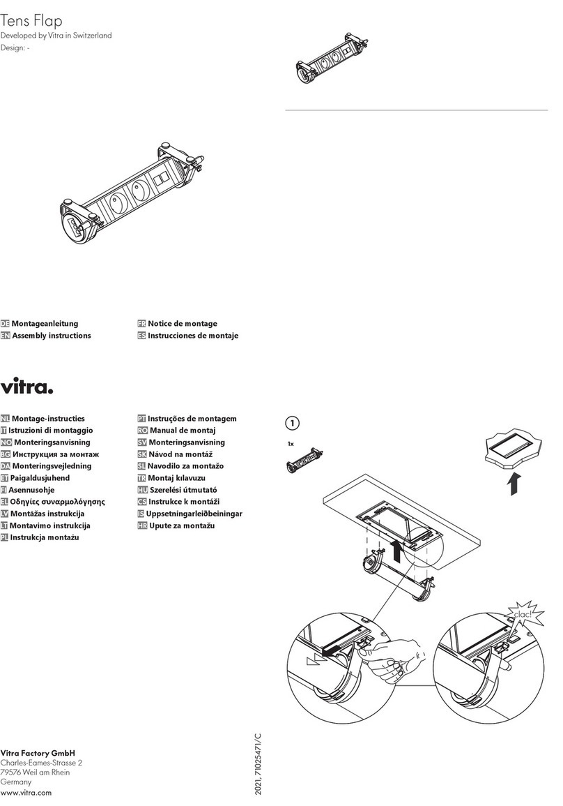 VITRA Tens Flap Assembly instructions