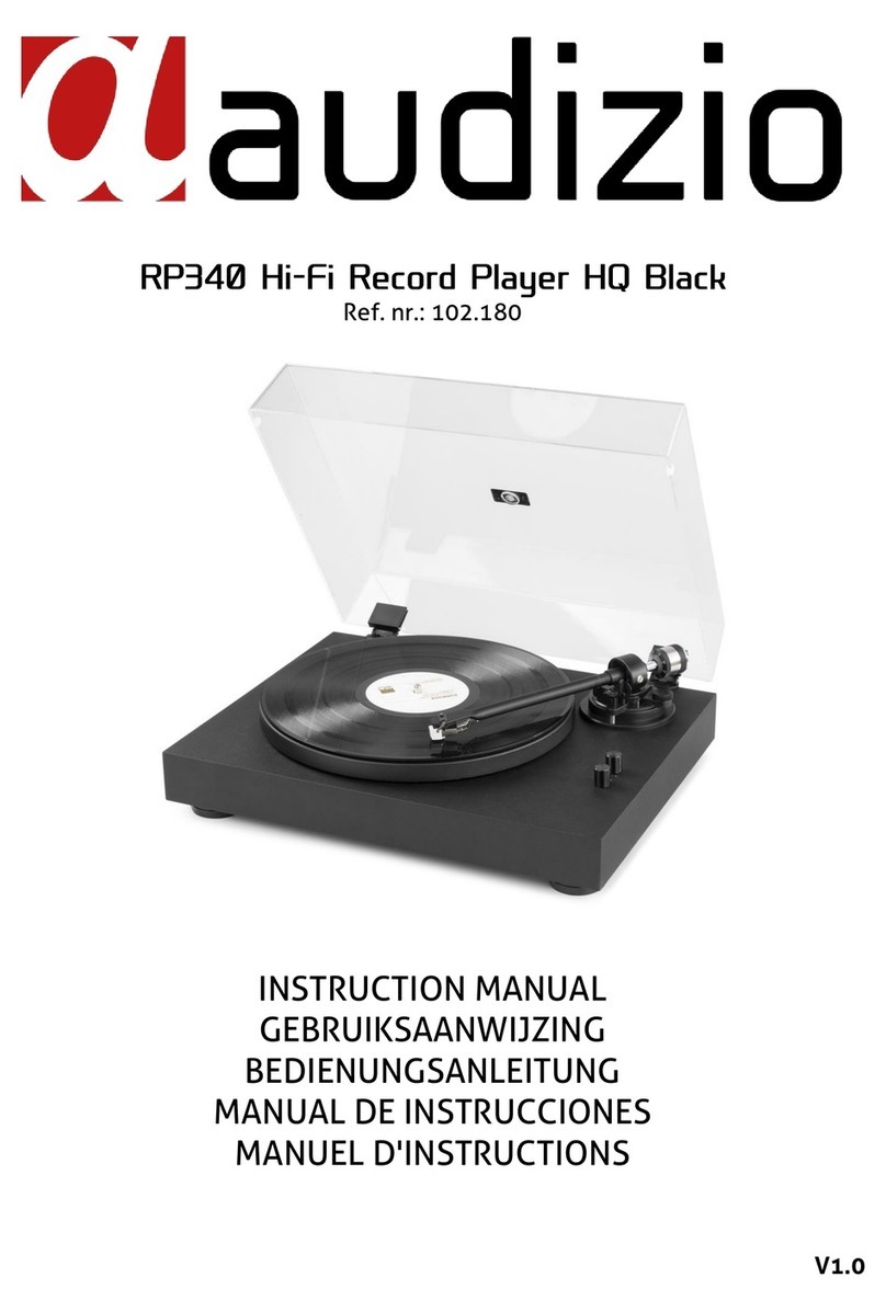 Audizio RP340 instruction manual