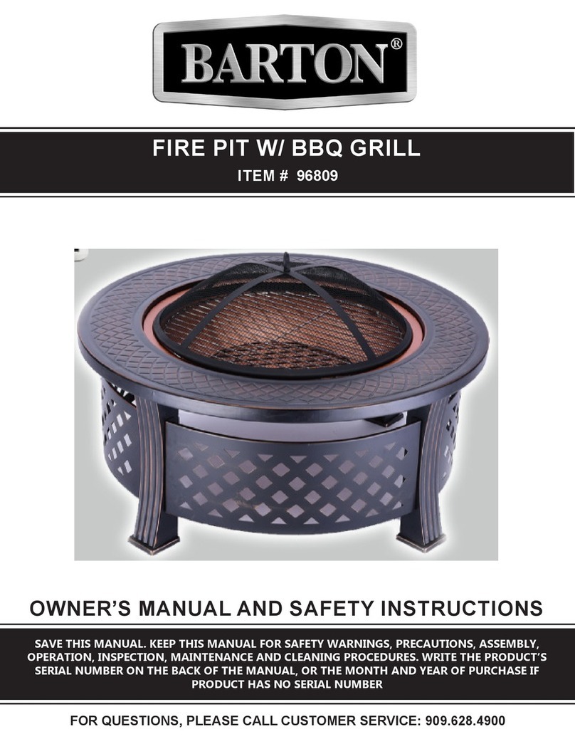 Barton 96809 Owner's manual and safety instructions