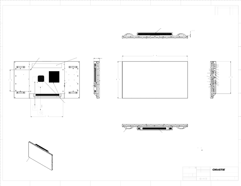 Christie FHD551-X Series Schematic diagrams