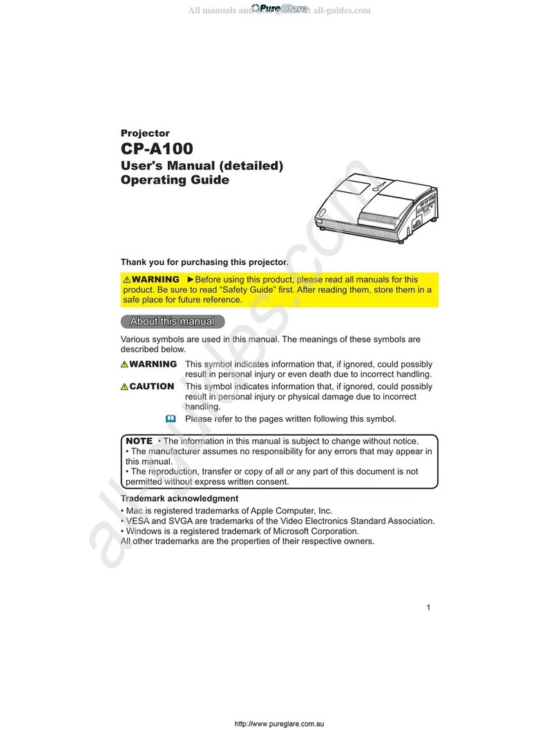 PureGlare CP-A100 User manual