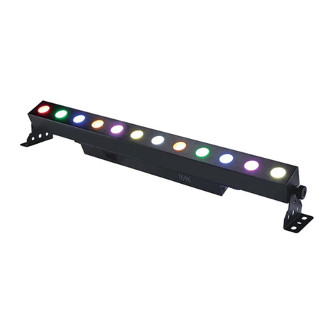 Vello LED Stage Bar1251 RGBWA with dot matrix user manual