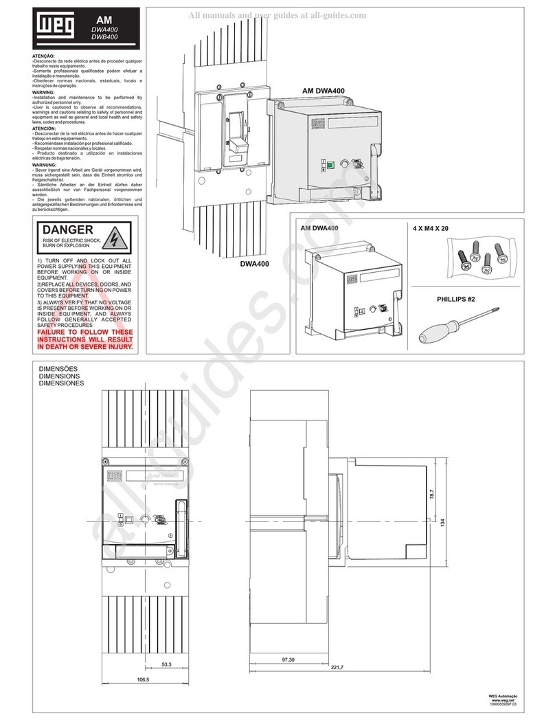WEG AM DWA400 quick start guide