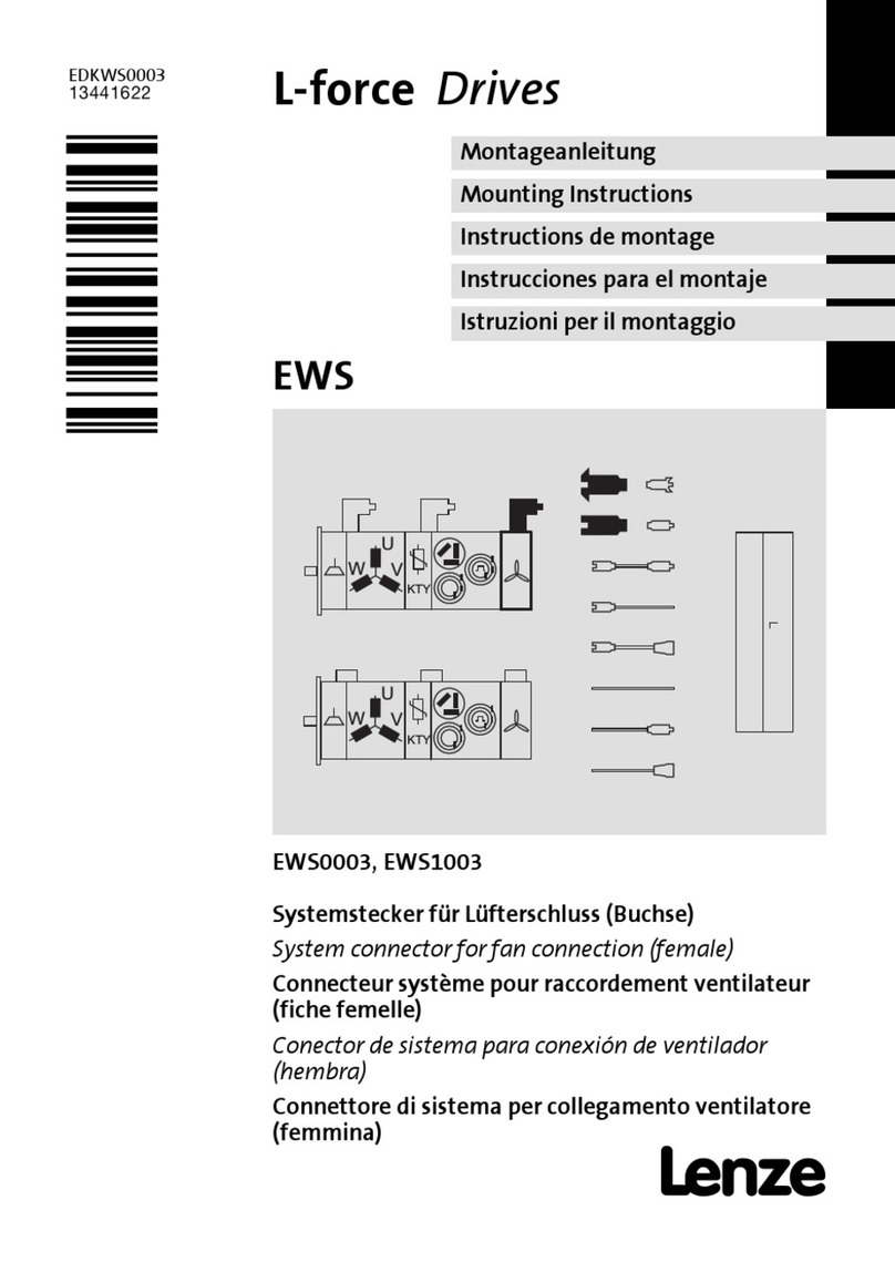 Lenze EWS0003 User manual Lenze EWS0003 User manual