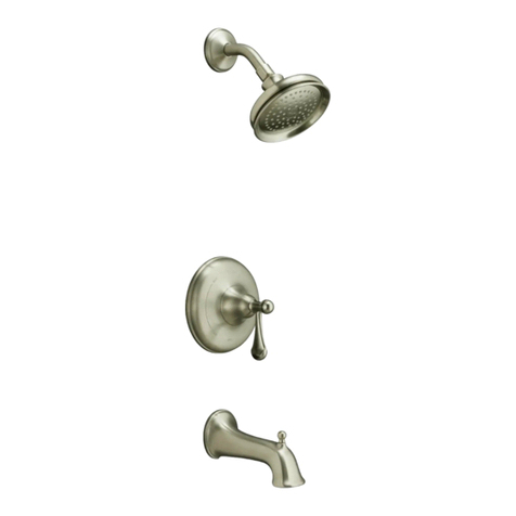 Kohler Bellhaven K-T11552 User manual