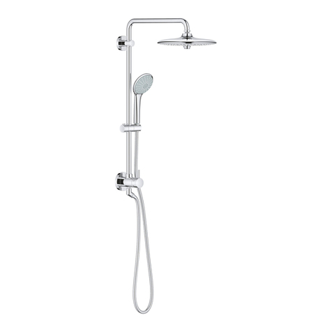 Hans Grohe Euphoria/Retro-fit Shower System 27 867 installation instructions