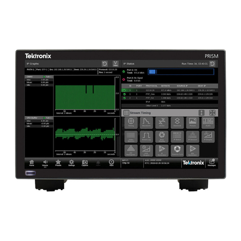 Tektronix PRISM User manual