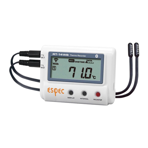 ESPEC RT-14WB quick start guide