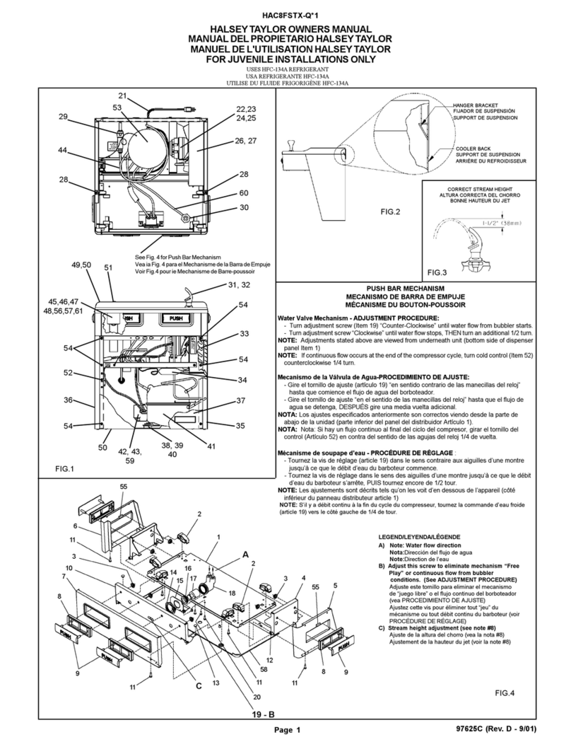 Halsey Taylor HAC8FSTX-Q 1 Series owner's manual