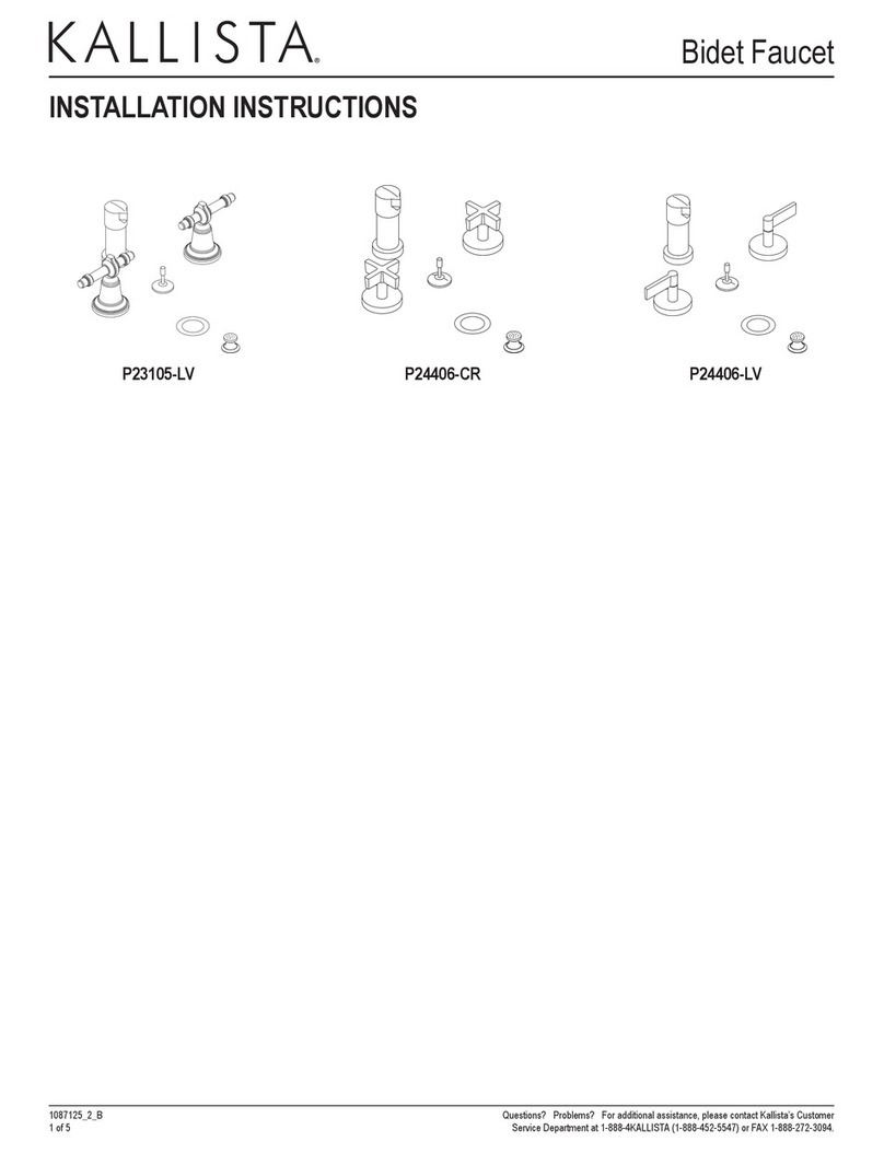 Kallista P23105-LV installation instructions
