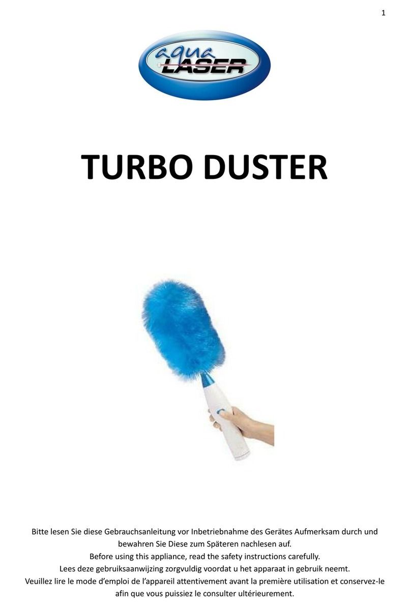 Aqua Laser TURBO DUSTER manual Aqua Laser TURBO DUSTER manual