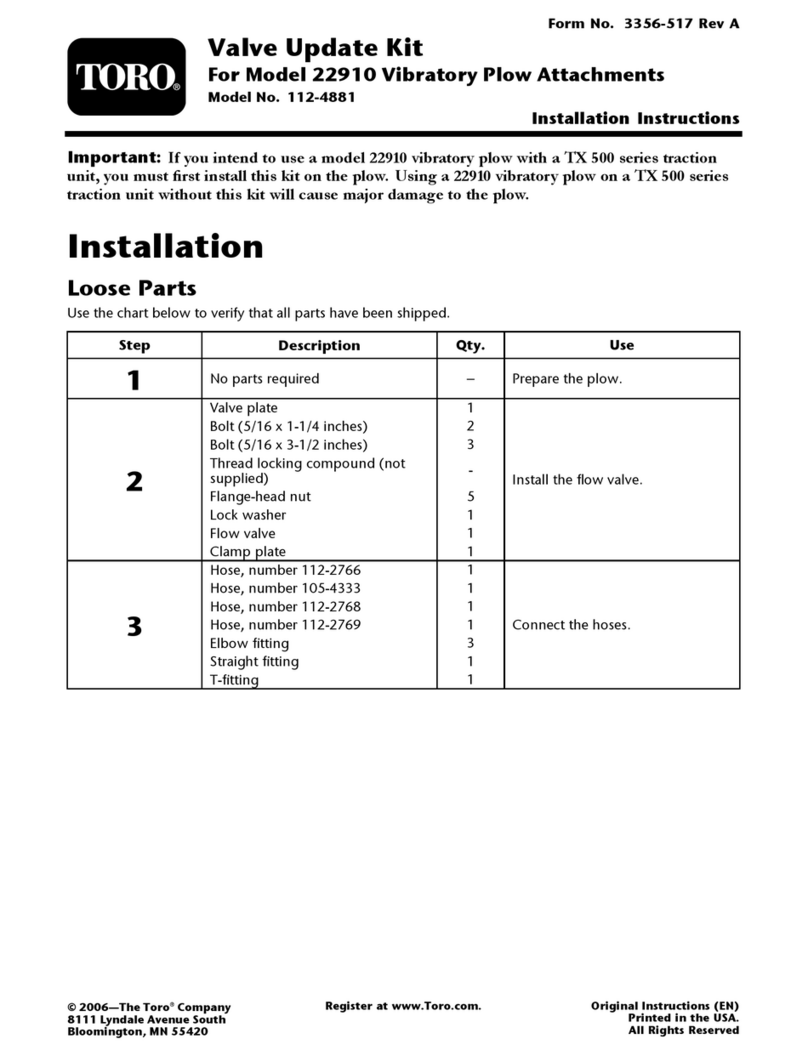 Toro 112-4881 User manual