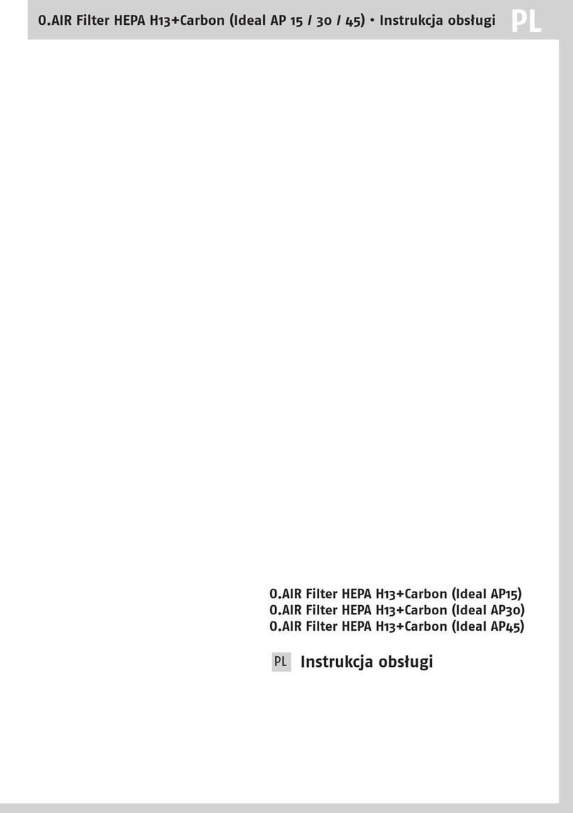 HEPA IDEAL AP 15 user guide