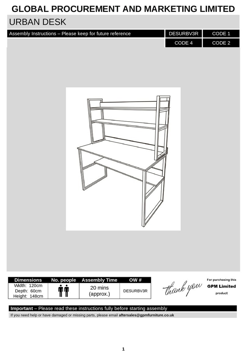 GPM URBAN DESURBV3R User manual