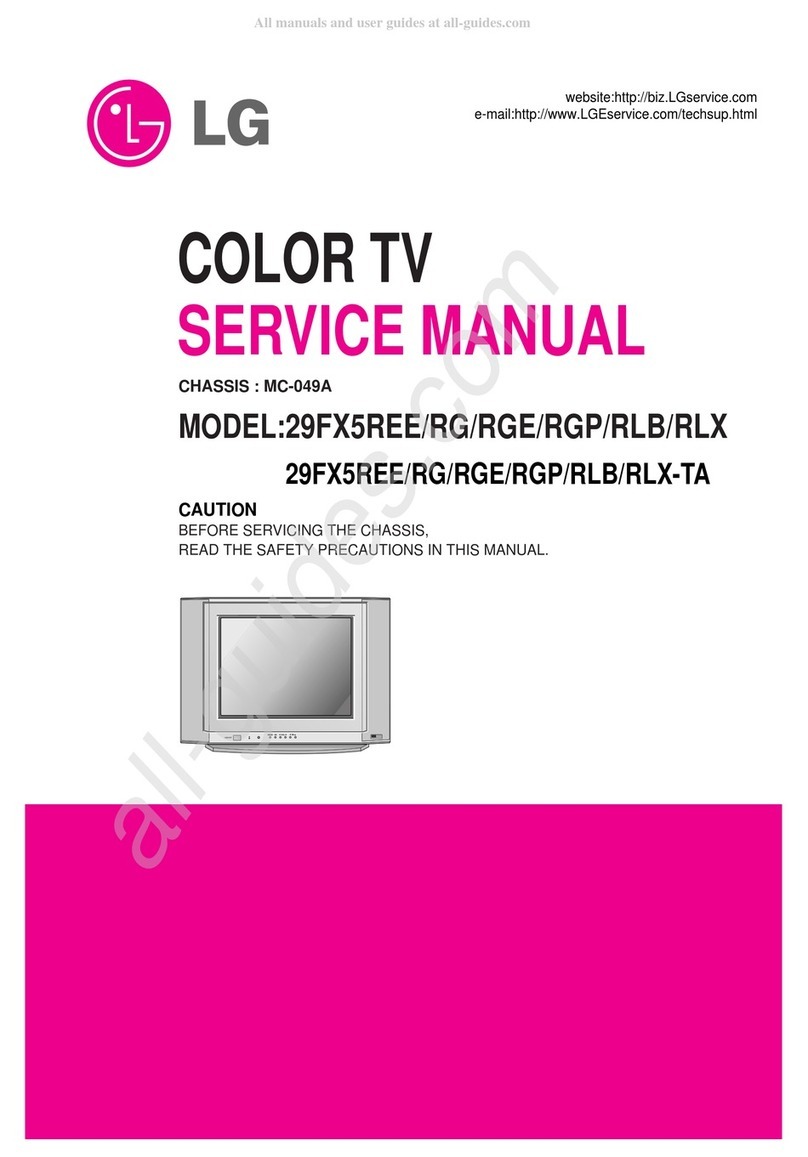 LG 29FX5REE User manual