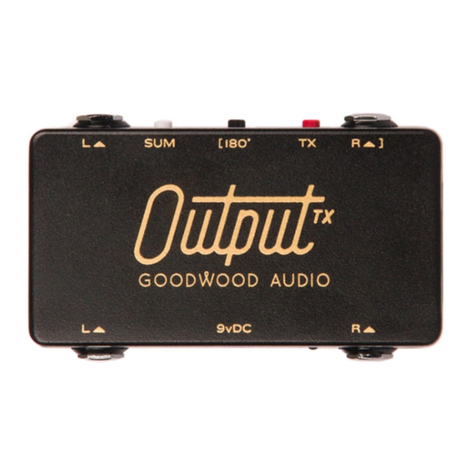 GOODWOOD AUDIO Output TX User manual