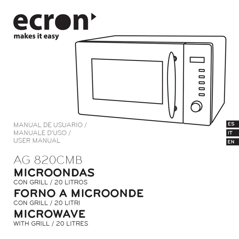 ECRON AG 820CMB user manual