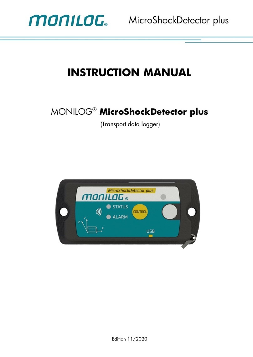 SMT MONILOG MicroShockDetector plus User manual