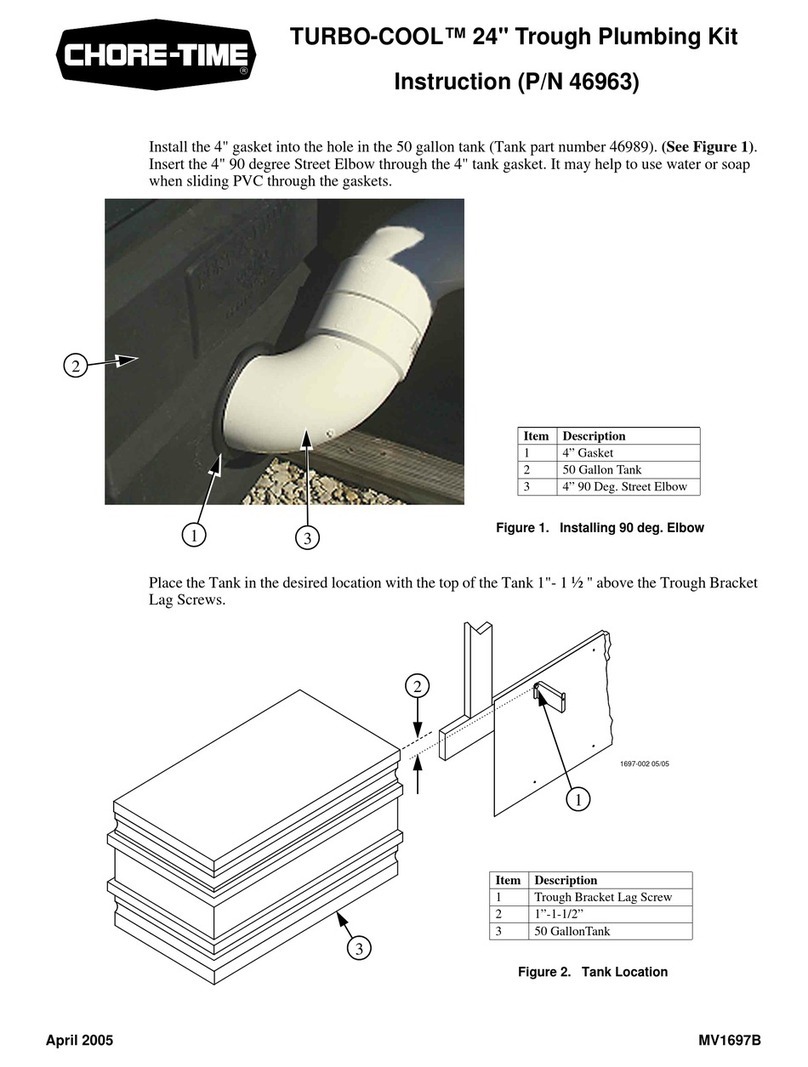 Chore-Time TURBO-COOL MV1697B instruction manual Chore-Time TURBO-COOL MV1697B instruction manual