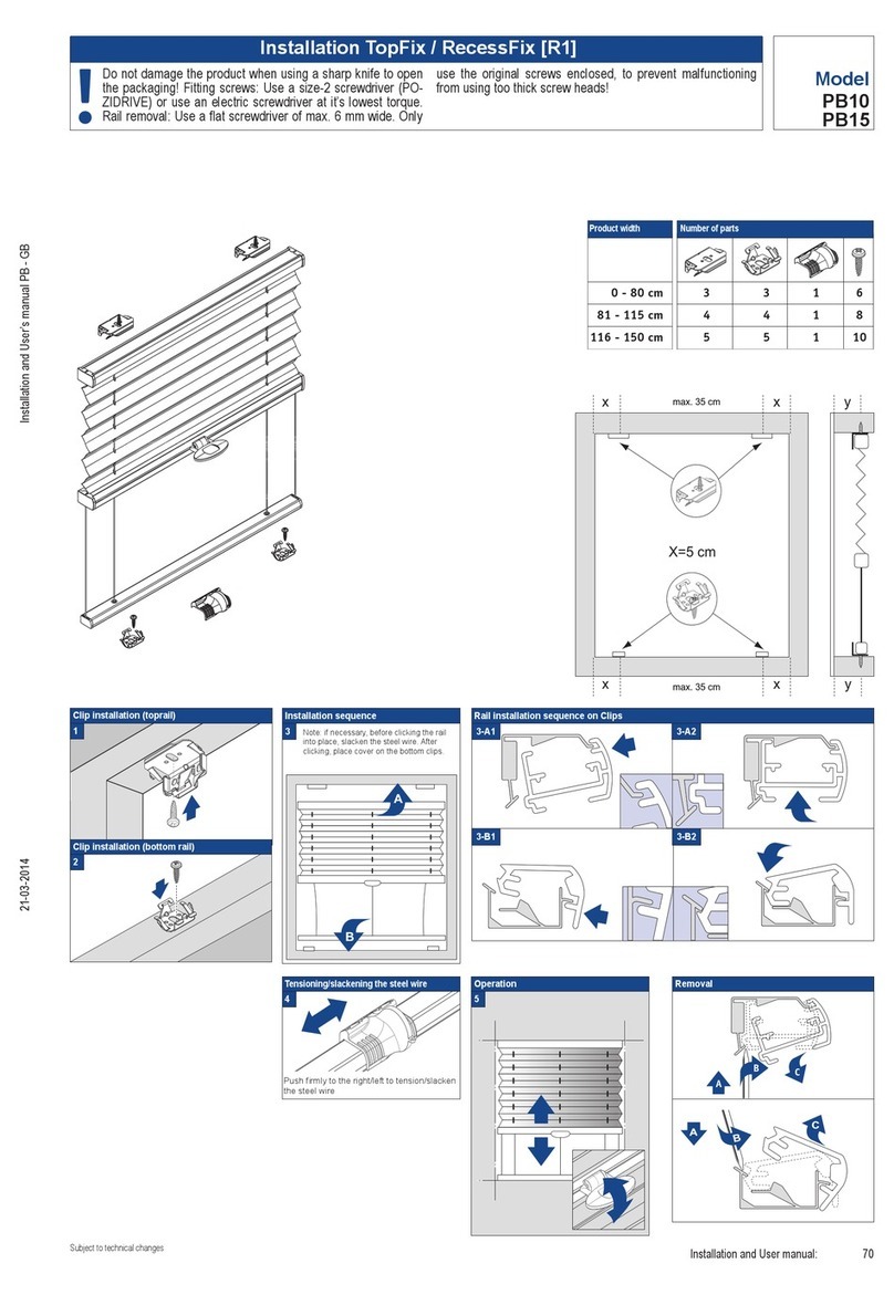 Faber PB10 User manual