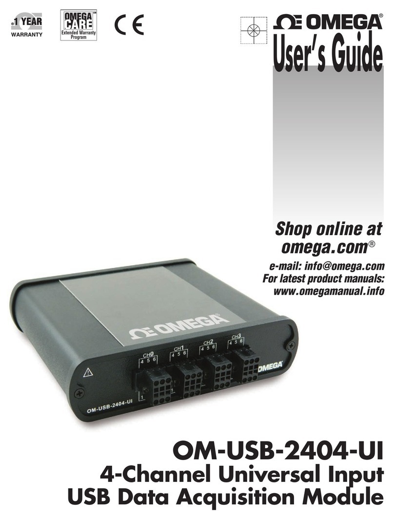 Omega OM-USB-2404-UI User manual