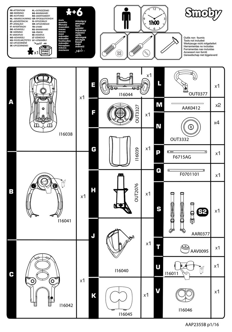 Smoby Maestro Assembly instructions