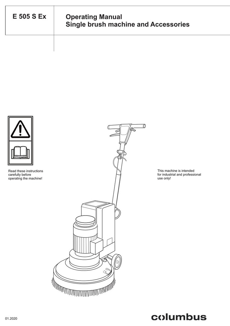 Columbus E 505 S Ex operating manual