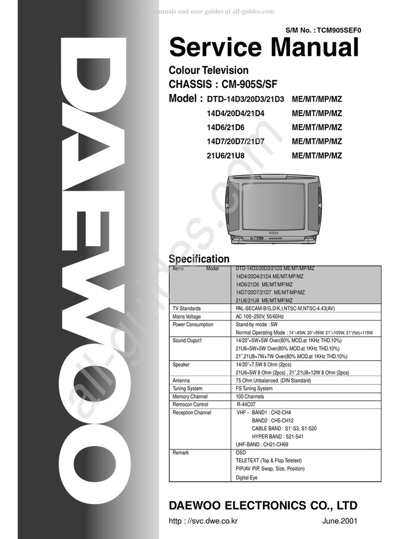 Daewoo DTD-14D3 ME Service manual