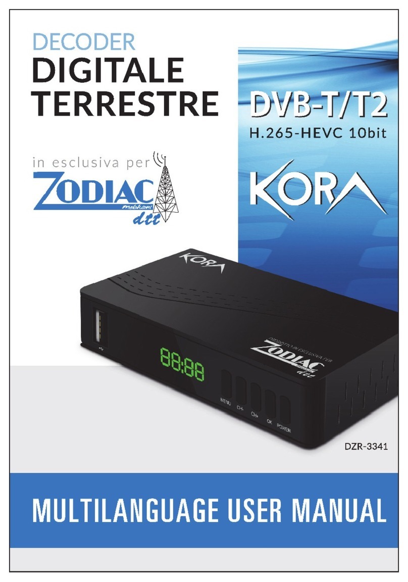 Zodiac KORA DZR-3341 manual