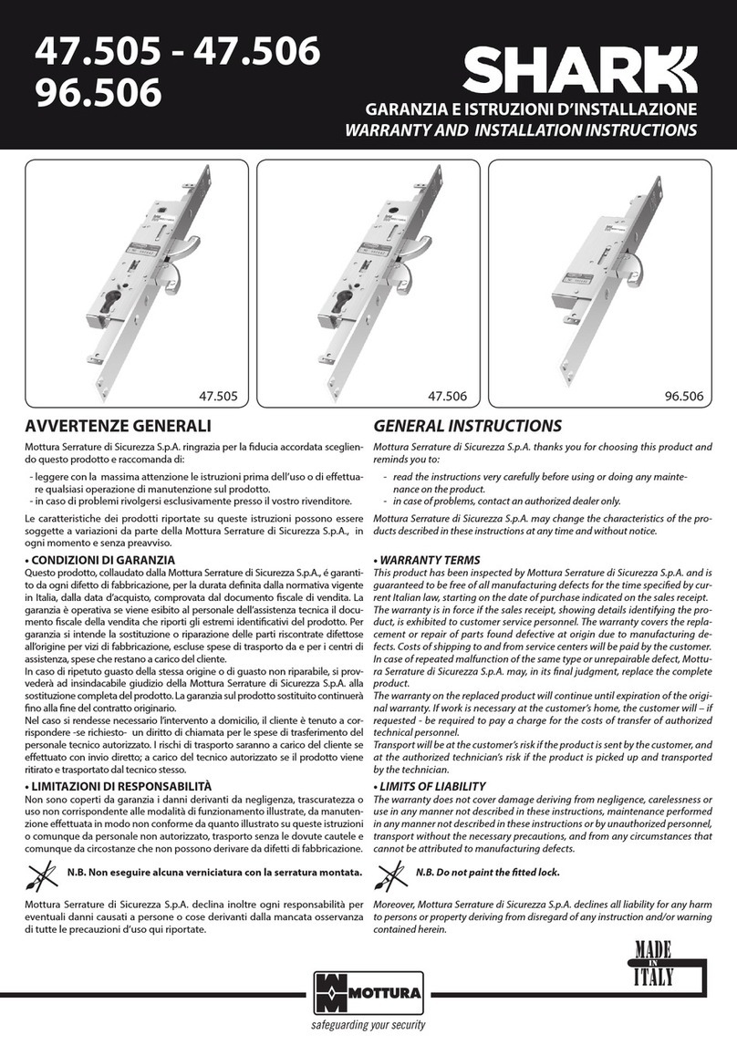 Shark 47.505 Warranty and Installation Instructions