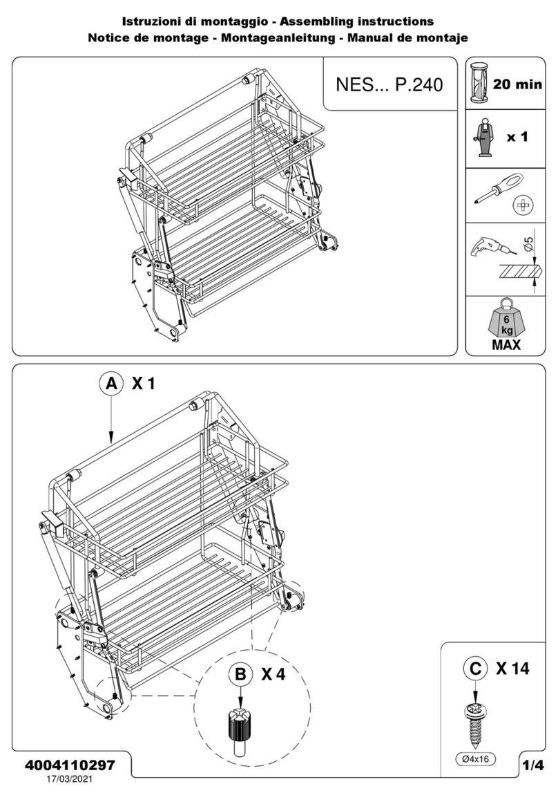 VIBO NES P.240 Assembling instructions