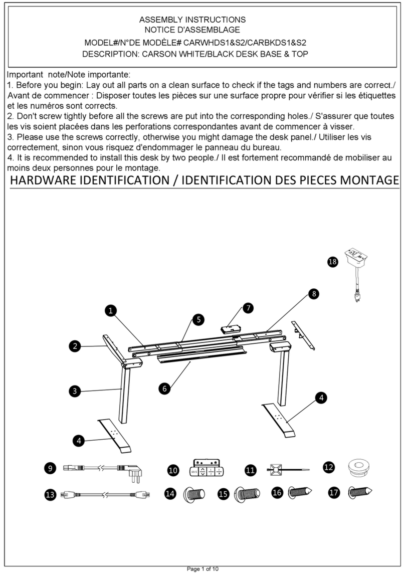 Carson CARWHDSK User manual