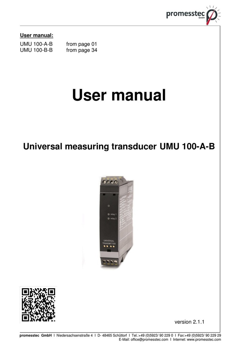 promesstec UMU 100-A-B User manual
