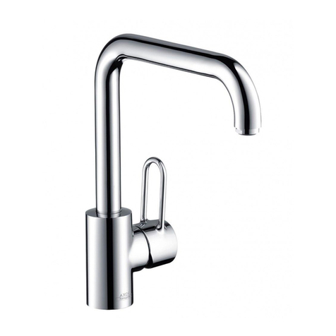 Hans Grohe Axor Uno 14852000 Instructions for use/assembly instructions