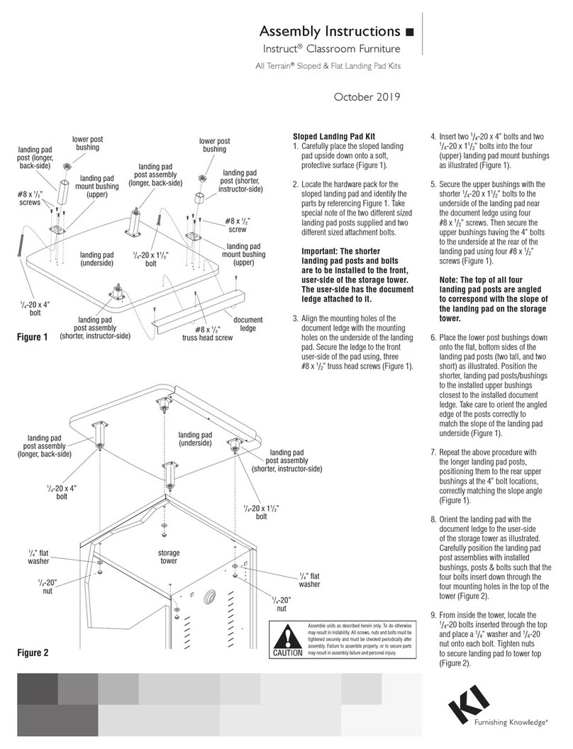 KI Instruct All Terrain Sloped Landing Pad Kit Assembly instructions KI Instruct All Terrain Sloped Landing Pad Kit Assembly instructions