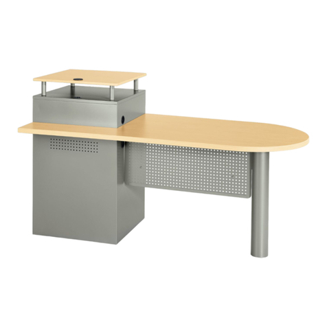 KI Instruct All Terrain Instructor's Desk User manual