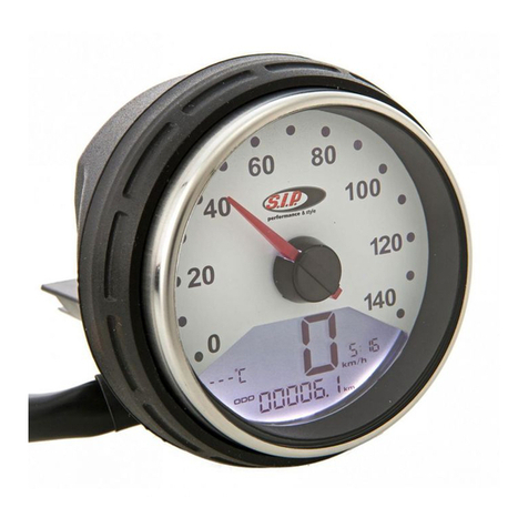 SIP SPEEDO-REVCOUNTER 2.0 User manual