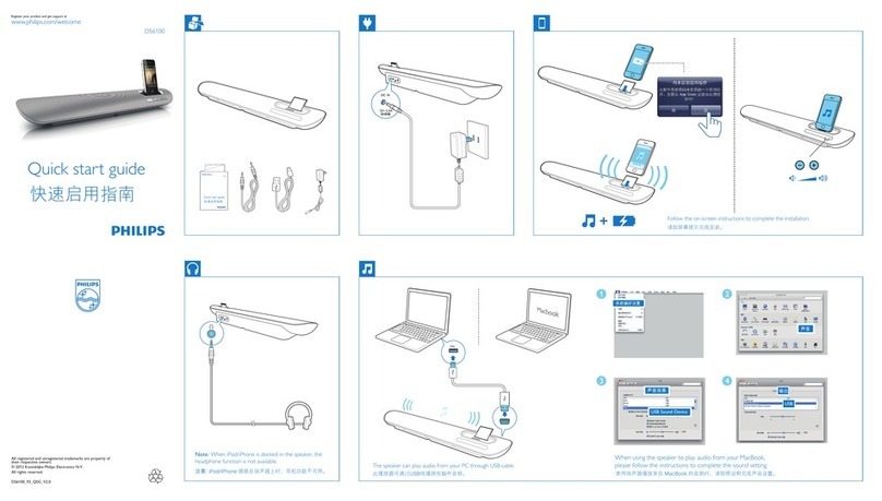 Philips DS6100 quick start guide