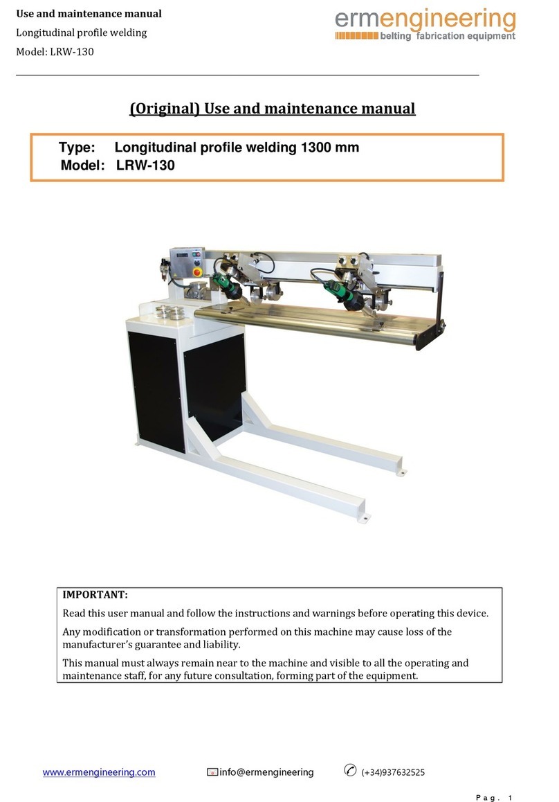 ermengineering LRW-130 Use and maintenance manual