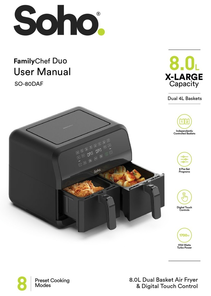 Soho FamilyChef Duo user manual