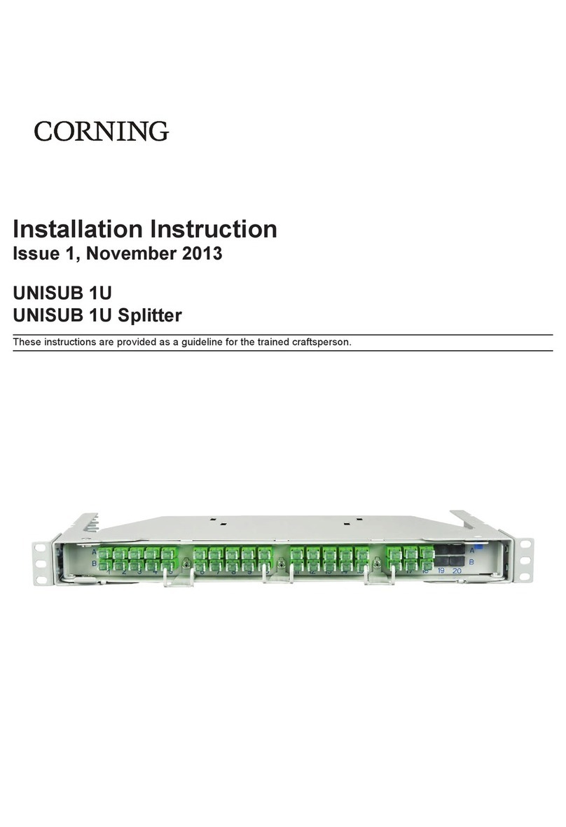 CORNING UNISUB 1U User manual