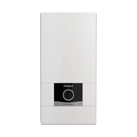 Vaillant ElectronicVED E 18/8 INT operating instructions