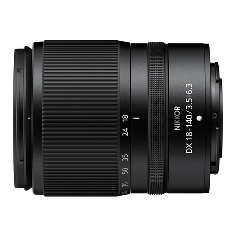 Nikon NIKKOR Z DX 18-140mm f/3.5-6.3 VR User manual