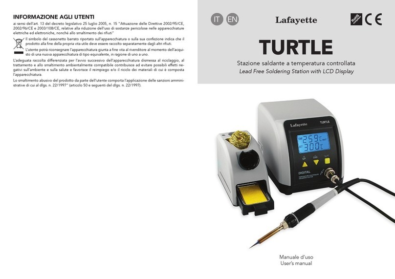 Lafayette TURTLE User manual