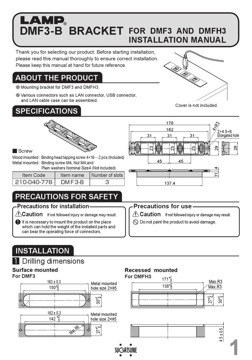 Lamp DMF-3 installation manual