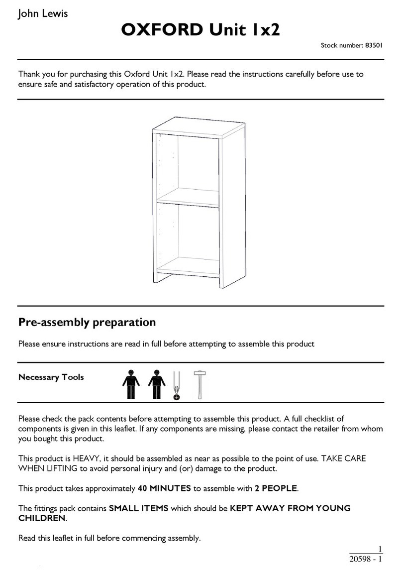John Lewis OXFORD 83501 instructions