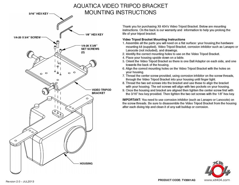 xit404 TV2001AQ Mounting instructions