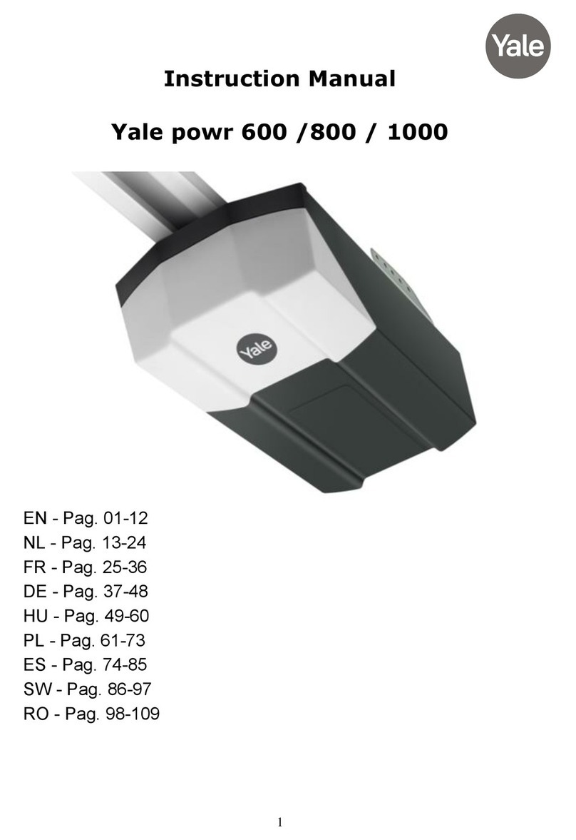 Yale POWR 600 instruction manual